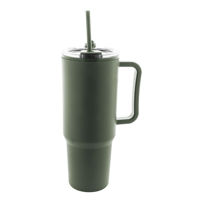 Reklámajándék | Trenta thermo bögre, zöld, 1100 ml
