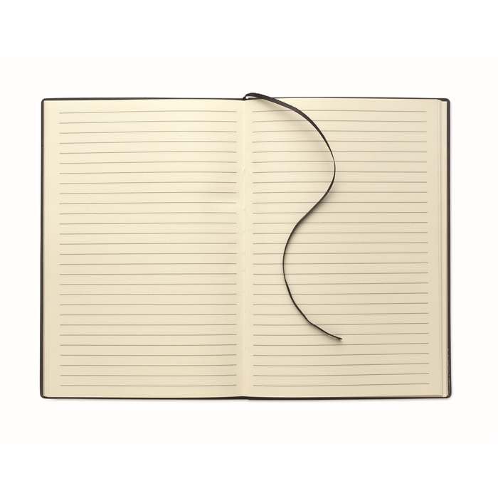 Treze A5 PU puhafedeles jegyzetfüzet, fekete | Reklámajándék, reklámtárgy, céges ajándék, egyedi reklámajándék Reklámajándék | Treze A5 PU puhafedeles jegyzetfüzet, fekete