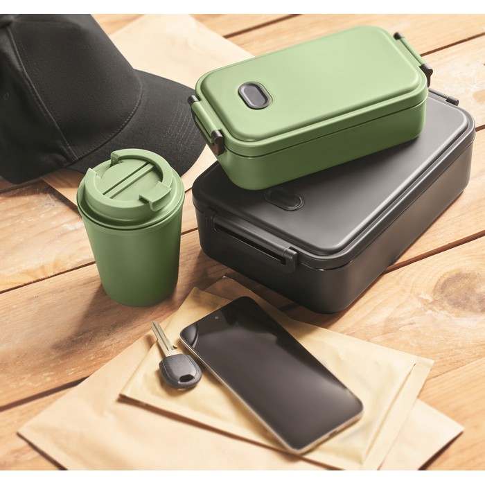 Reklámajándék | Tridus PP pohár 300 ml, sötétzöld