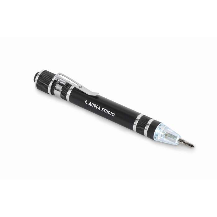 Reklámajándék | Tubular Újrah. multifunkciós szerszám, fekete