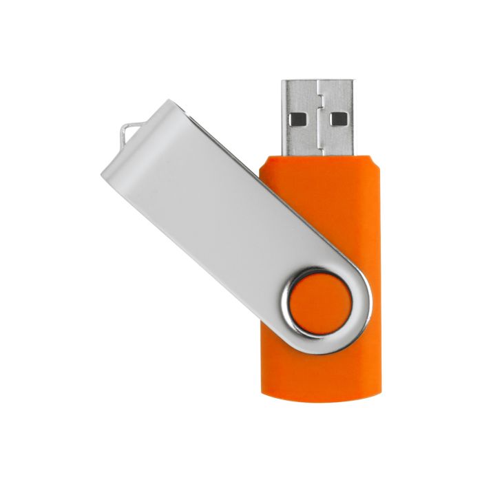 Reklámajándék | TwistDrive USB memória, narancssárga