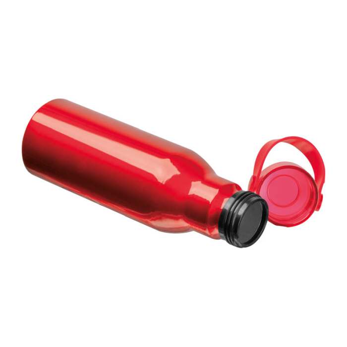 Reklámajándék | Egyedi alumínium kulacs, 750 ml, piros