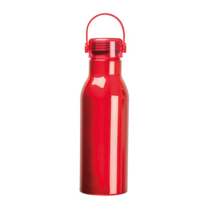 Reklámajándék | Egyedi alumínium kulacs, 750 ml, piros