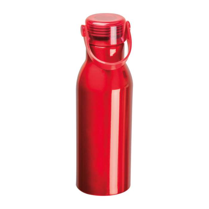 Reklámajándék | Egyedi alumínium kulacs, 750 ml, piros