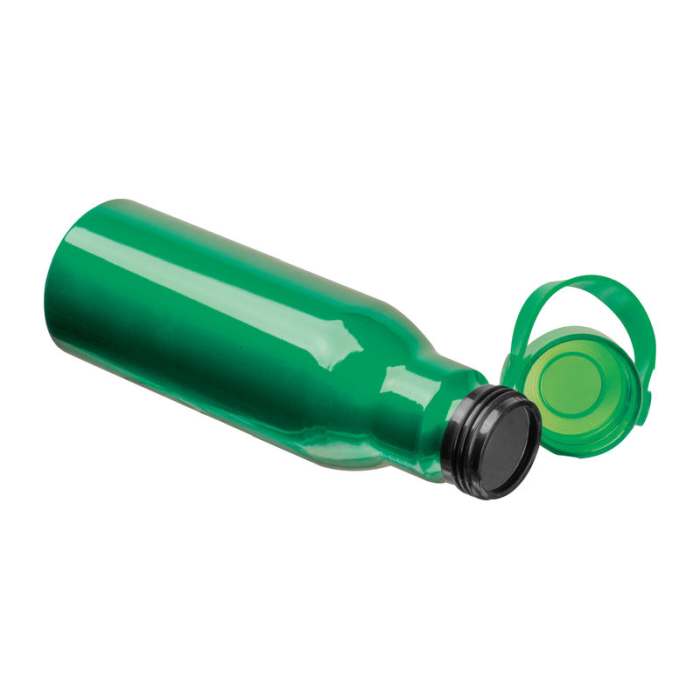 Reklámajándék | Egyedi alumínium kulacs, 750 ml, zöld