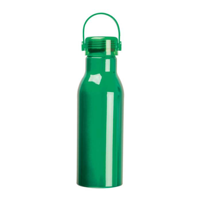 Reklámajándék | Egyedi alumínium kulacs, 750 ml, zöld