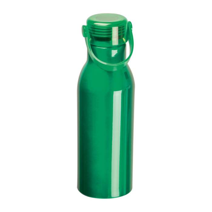 Reklámajándék | Egyedi alumínium kulacs, 750 ml, zöld