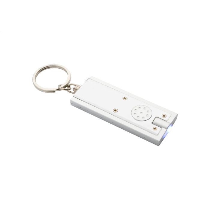 Reklámajándék | Urban RABS led-es kulcstartó, fehér