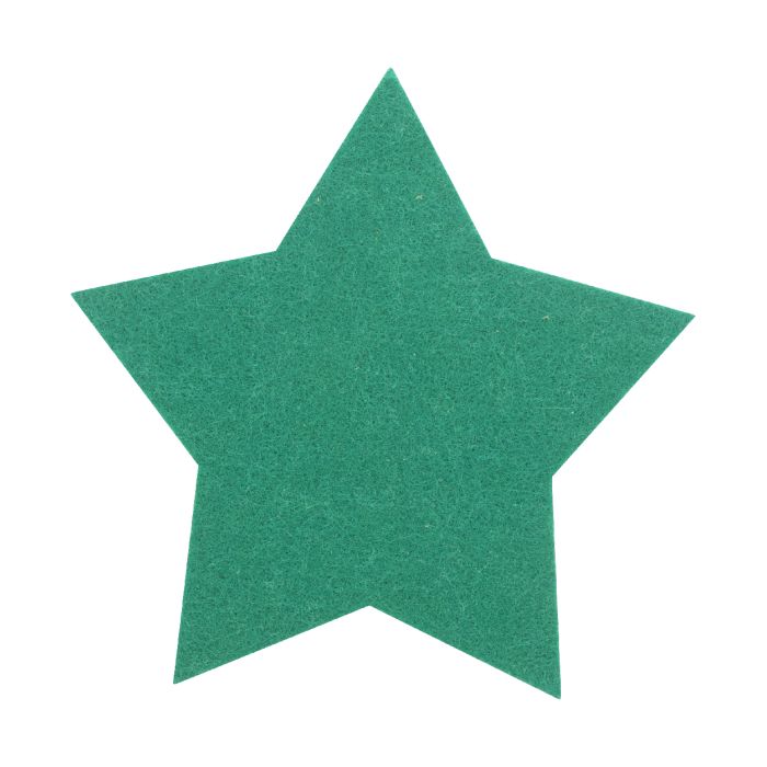 Reklámajándék | Vagnes RPET karácsonyi poháralátét szett, zöld