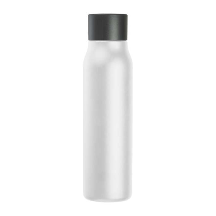 Vákuumszigetelt ivópalack karabinerrel, 600 ml, fehér | Reklámajándék, reklámtárgy, céges ajándék, egyedi reklámajándék Reklámajándék | Vákuumszigetelt ivópalack karabinerrel, 600 ml, fehér