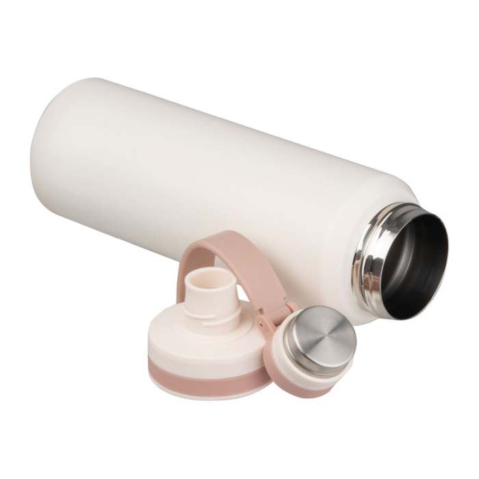 Reklámajándék | Vákuumszigetelt termosz palack, 800ml, bézs