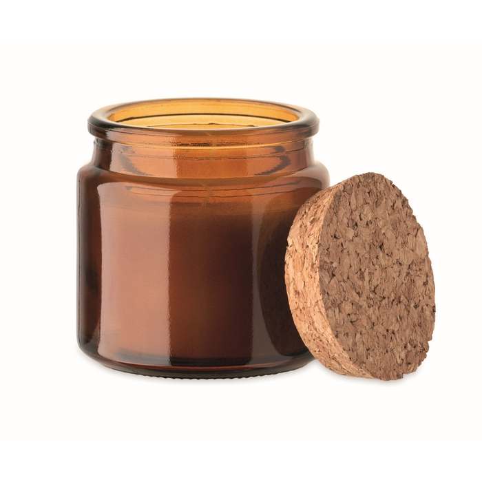 Reklámajándék | Valo Növényi viaszgyertya 70 g, barna