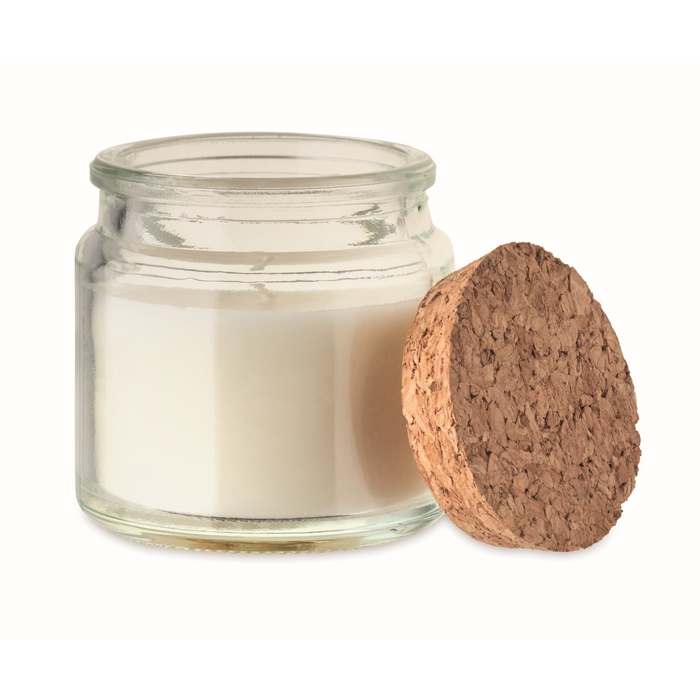 Reklámajándék | Valo Növényi viaszgyertya 70 g, bézs