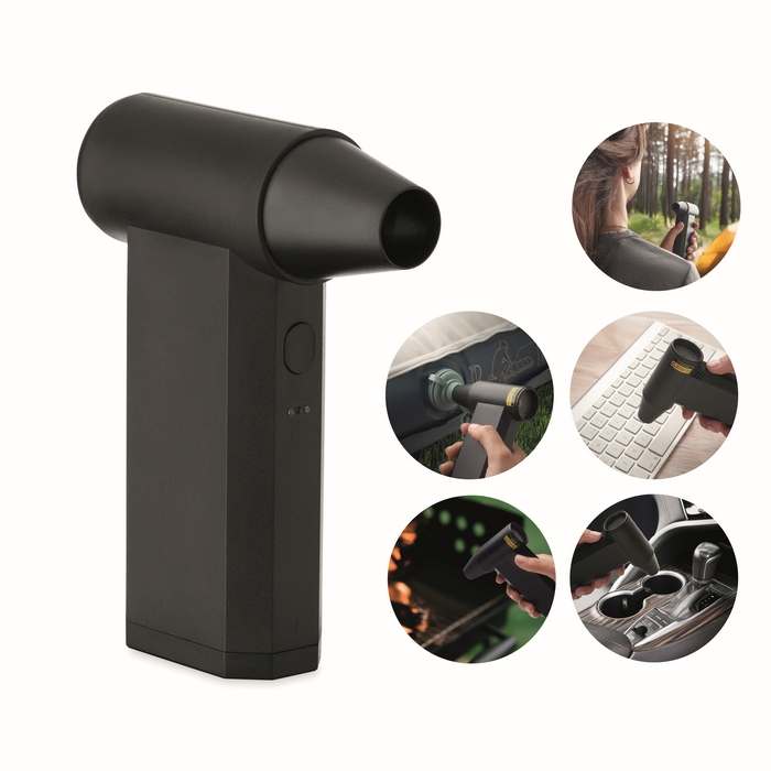 Venta Hordozható turbó ventilátor, fekete | Reklámajándék, reklámtárgy, céges ajándék, egyedi reklámajándék Reklámajándék | Venta Hordozható turbó ventilátor, fekete