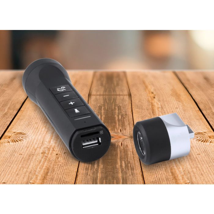 Viseron bluetooth hangszóró és power bank, fekete