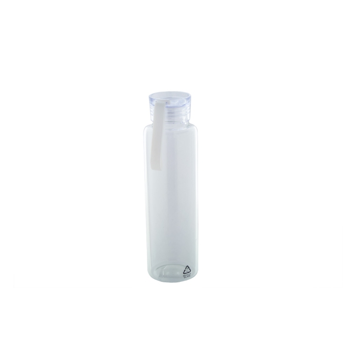 Reklámajándék | Vitrem újrahasznosított üveg kulacs, fehér, 550 ml