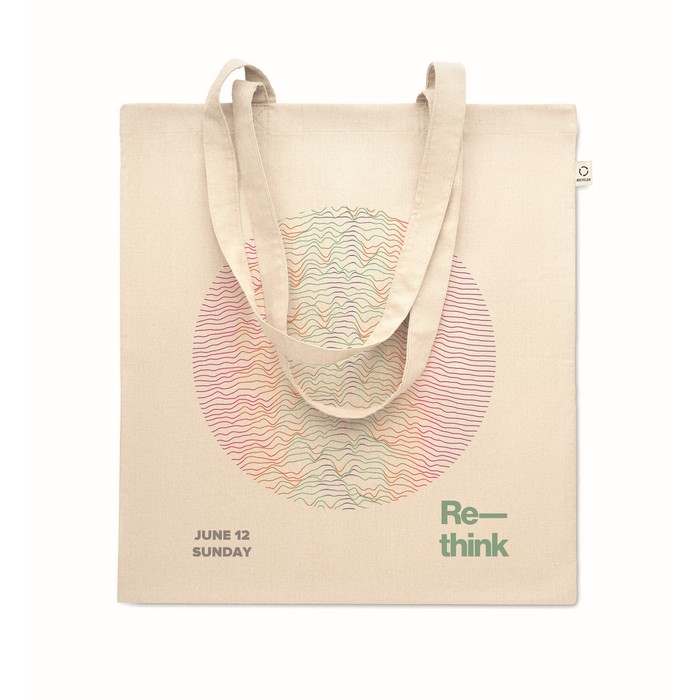 Viveka Újrahaszn.pamut bevásárlótáska, bézs | Reklámajándék, reklámtárgy, céges ajándék, egyedi reklámajándék Reklámajándék | Viveka Újrahaszn.pamut bevásárlótáska, bézs