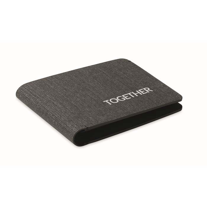 Wall PU pénztárca tárgykeresővel, fekete | Reklámajándék, reklámtárgy, céges ajándék, egyedi reklámajándék Reklámajándék | Wall PU pénztárca tárgykeresővel, fekete