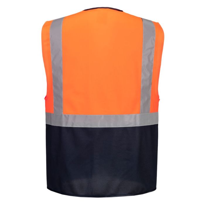 Portwest Warsaw vezetői mellény, narancs/navy | Adgift Reklámajándéktól Portwest Warsaw vezetői mellény, narancs/navy