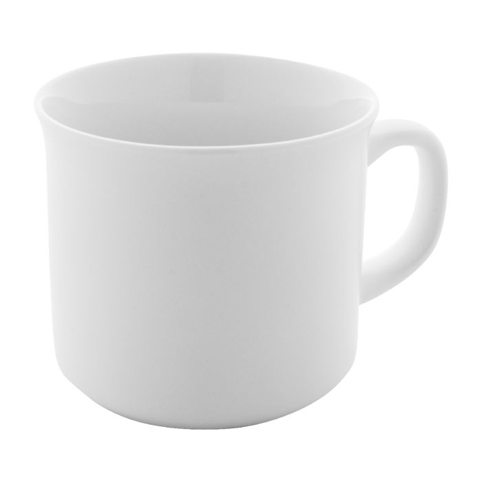 Reklámajándék | Woodstock Flat matt vintage bögre, fehér