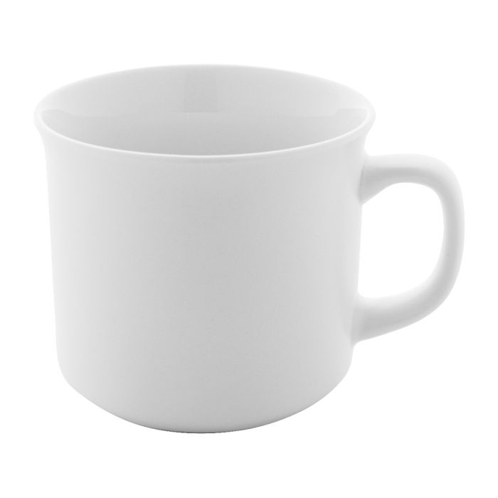 Reklámajándék | Woodstock Flat matt vintage bögre, fehér