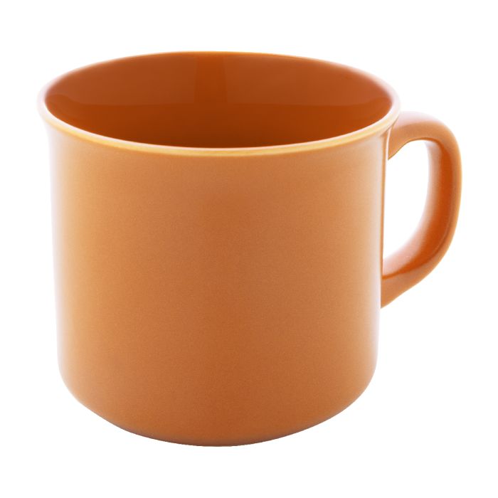 Reklámajándék | Woodstock Flat matt vintage bögre, narancssárga