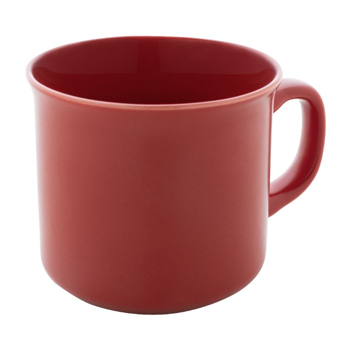 Reklámajándék | Woodstock Flat matt vintage bögre, piros