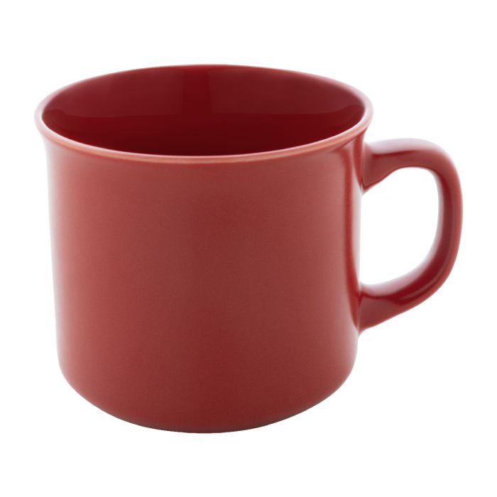 Reklámajándék | Woodstock Flat matt vintage bögre, piros