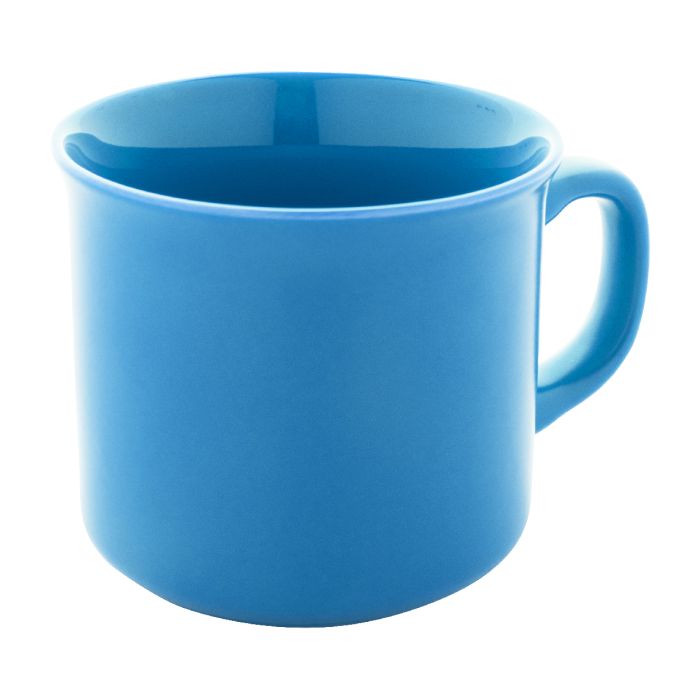 Reklámajándék | Woodstock Flat matt vintage bögre, világoskék