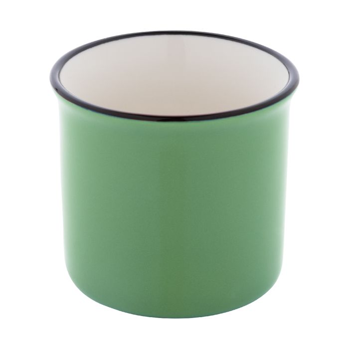 Reklámajándék | Woodstock Mini mini vintage bögre, lime zöld