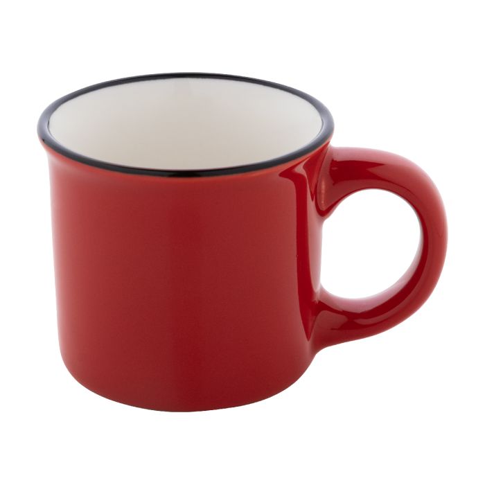 Reklámajándék | Woodstock Mini mini vintage bögre, piros