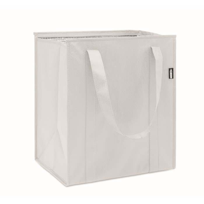 Reklámajándék | Wooler RPET nemszőtt hűtőtáska, fehér