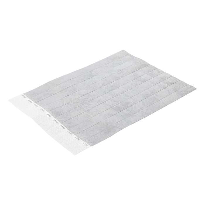 Reklámajándék | Wristvek tyvek karszalagok (10 db), ezüst