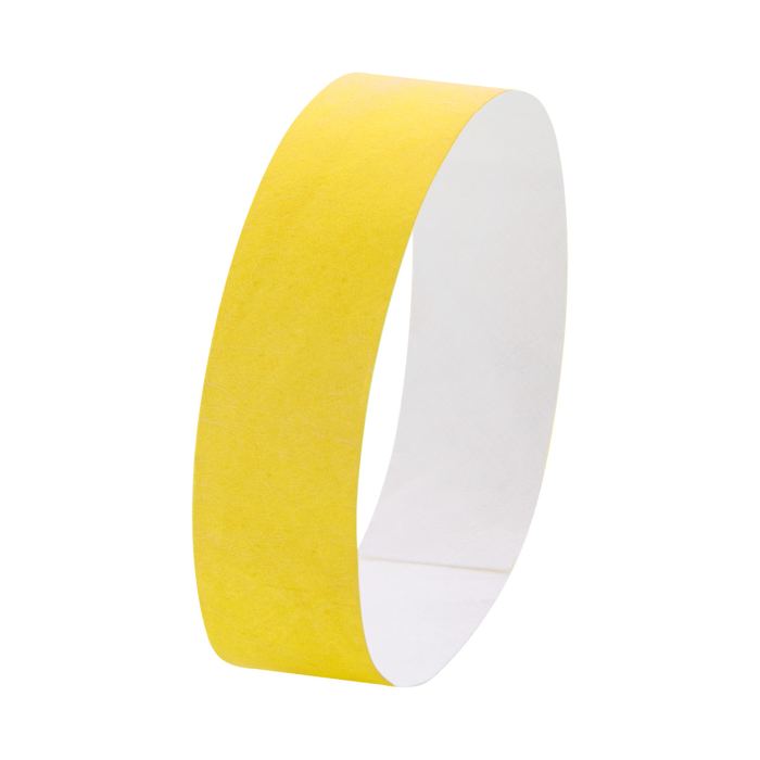 Reklámajándék | Wristvek tyvek karszalagok (10 db), sárga