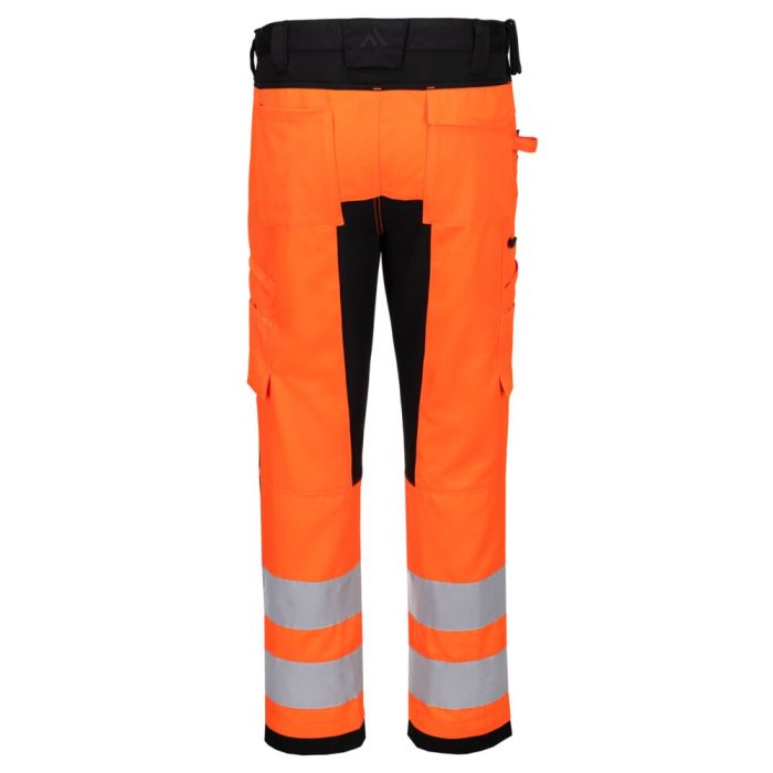 Portwest WX2 ECO Hi-Vis Stretch Trade nadrág, narancs/fekete | Adgift Reklámajándéktól Portwest WX2 ECO Hi-Vis Stretch Trade nadrág, narancs/fekete
