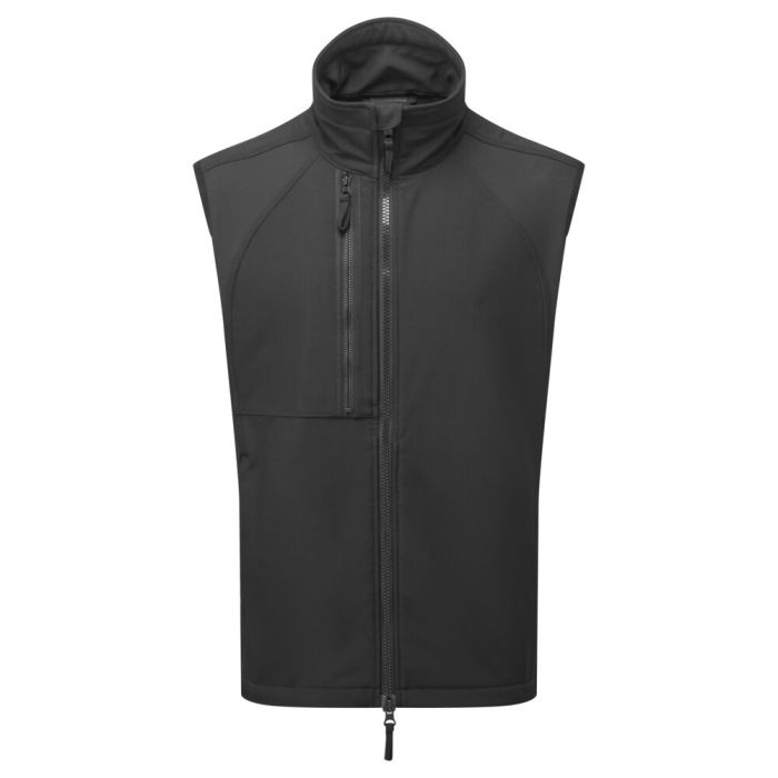 Portwest WX2 Eco Softshell mellény, fekete | Adgift Reklámajándéktól Portwest WX2 Eco Softshell mellény, fekete