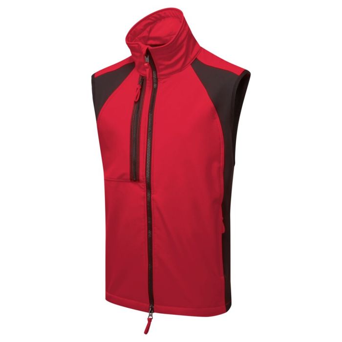 Portwest WX2 Eco Softshell mellény, mélypiros | Adgift Reklámajándéktól Portwest WX2 Eco Softshell mellény, mélypiros