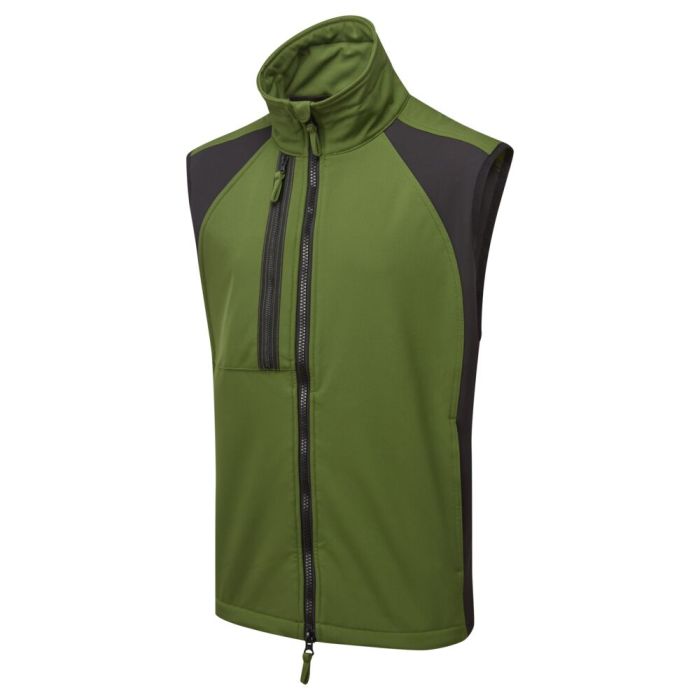 Portwest WX2 Eco Softshell mellény, olívazöld | Adgift Reklámajándéktól Portwest WX2 Eco Softshell mellény, olívazöld