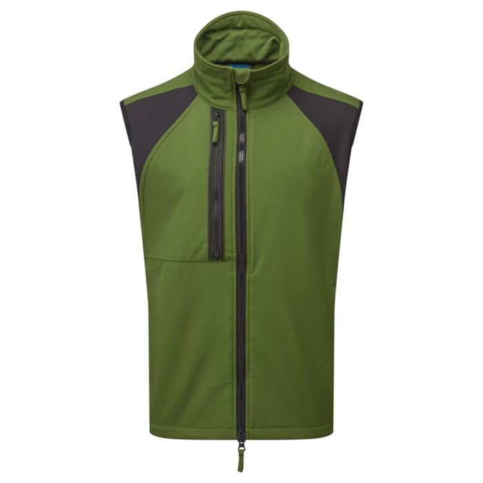Portwest WX2 Eco Softshell mellény, olívazöld | Adgift Reklámajándéktól Portwest WX2 Eco Softshell mellény, olívazöld