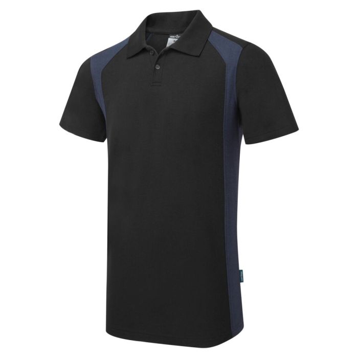 Portwest WX2 PÓLÓING S/S, fekete/navy | Adgift Reklámajándéktól Portwest WX2 PÓLÓING S/S, fekete/navy