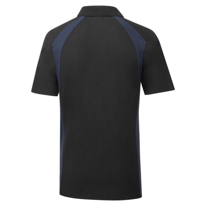 Portwest WX2 PÓLÓING S/S, fekete/navy | Adgift Reklámajándéktól Portwest WX2 PÓLÓING S/S, fekete/navy