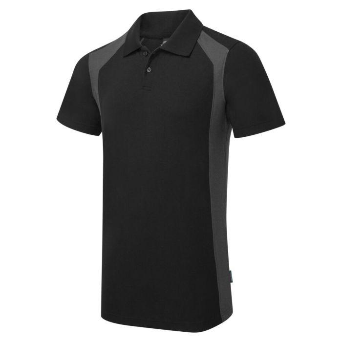 Portwest WX2 PÓLÓING S/S, fekete/szürke | Adgift Reklámajándéktól Portwest WX2 PÓLÓING S/S, fekete/szürke