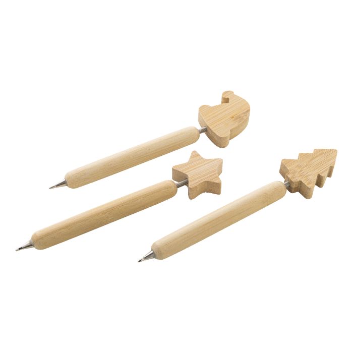 Reklámajándék | Xoom karácsonyi reklámtoll, csillag, natúr