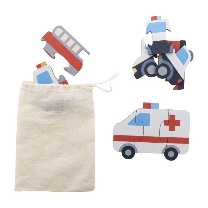 Reklámajándék | Zoofrik kirakós, járművek, többszínű